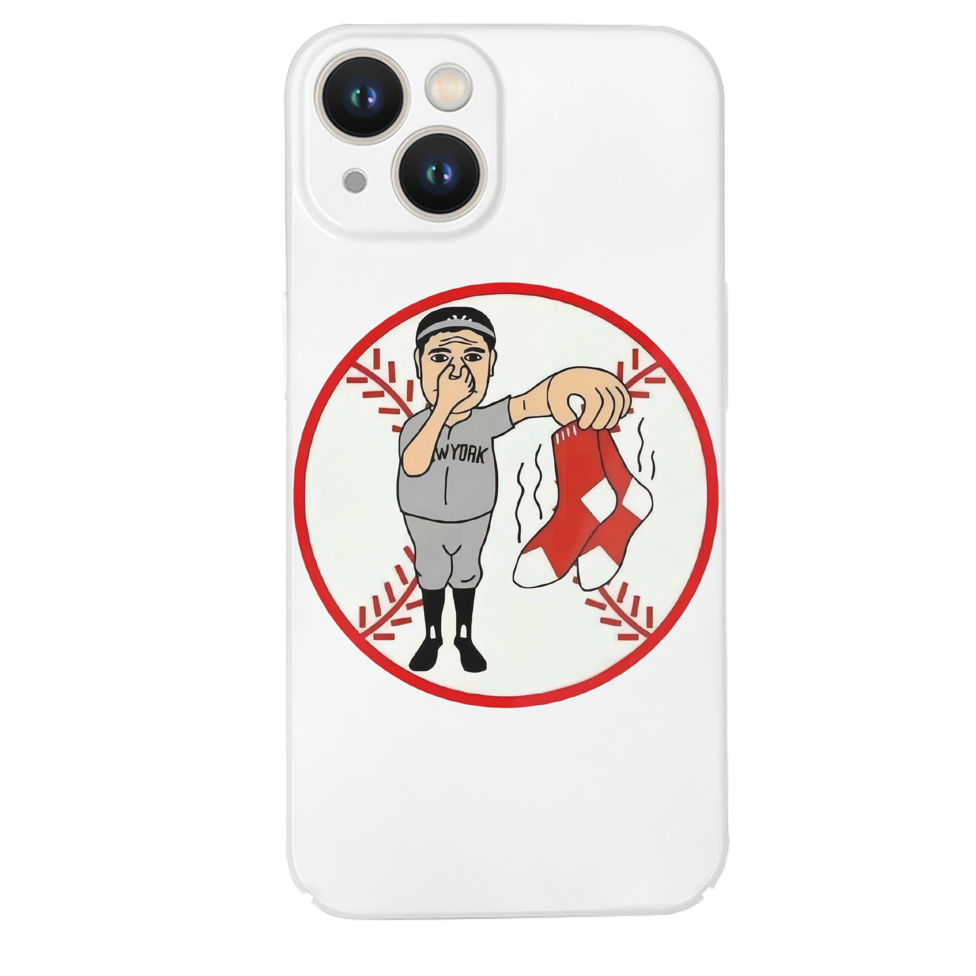 New York Yankees Duty Red Sox IPhone 14 Series Full-Cover Hard Case – Shockproof With Raised Camera Protection – Precise Cutouts, Wireless Charging Compatible – Durable, Anti-Yellowing, Easy To Clean